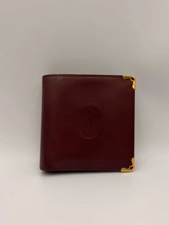 Cartier Other - Cartier Must De Cartier Bifold Wallet — Burgundy
